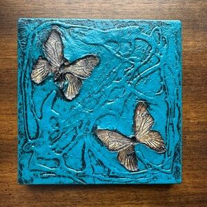 NWOT Josep Font Serrarols Butterfly Art